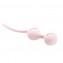Нежно-розовые вагинальные шарики на сцепке Kegel Tighten Up I (цвет -нежно-розовый) (100114) фото 4