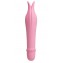 Нежно-розовый миниатюрный вибромассажер Edward с усиками - 14,5 см. (цвет -нежно-розовый) (100115) фото 1