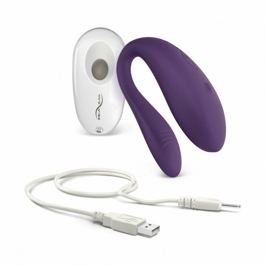 Фиолетовый вибратор для пар We-vibe Unite 2.0 (цвет -фиолетовый) (100354) фото 1