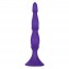 Фиолетовая анальная елочка Silicone Triple Probe - 14,5 см. (цвет -фиолетовый) (100542) фото 2