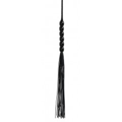 Черная силиконовая мини-плеть - 22 см. (цвет -черный) (100933)