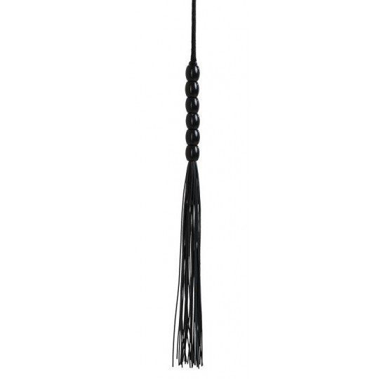 Черная силиконовая мини-плеть - 22 см. (цвет -черный) (100933) фото 1