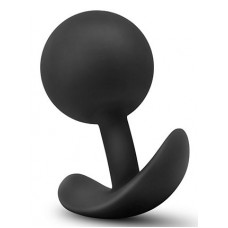 Черная анальная пробка Wearable Vibra Plug - 9,5 см. (цвет -черный) (101140)