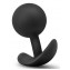 Черная анальная пробка Wearable Vibra Plug - 9,5 см. (цвет -черный) (101140) фото 1