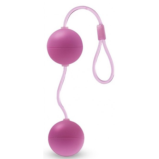 Розовые вагинальные шарики Bonne Beads (цвет -розовый) (101154) фото 1