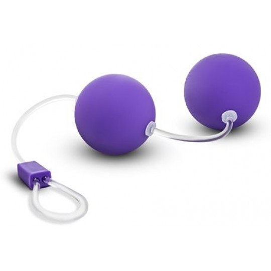 Фиолетовые вагинальные шарики Bonne Beads (цвет -фиолетовый) (101155) фото 1