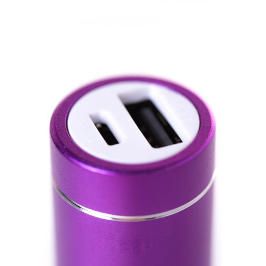 Портативное зарядное устройство A-toys 2400 mAh microUSB (цвет -фиолетовый) (101180) фото 2