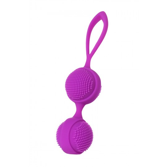 Фиолетовые вагинальные шарики с ресничками JOS NUBY (цвет -фиолетовый) (102360) фото 9