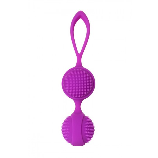 Фиолетовые вагинальные шарики с ресничками JOS NUBY (цвет -фиолетовый) (102360) фото 8