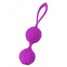 Фиолетовые вагинальные шарики с ресничками JOS NUBY (цвет -фиолетовый) (102360)
