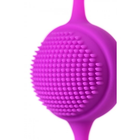 Фиолетовые вагинальные шарики с ресничками JOS NUBY (цвет -фиолетовый) (102360) фото 2