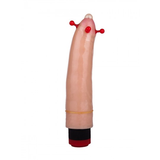 Стимулирующий презерватив-насадка Roll   Ball Strawberry (цвет -красный) (102426) фото 5