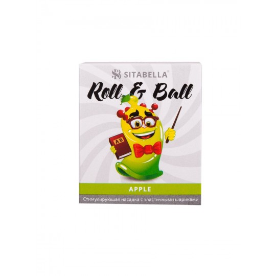 Стимулирующий презерватив-насадка Roll   Ball Apple (цвет -зеленый) (102428) фото 2