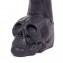 Черный фаллоимитатор-гигант с черепом Cock with Skull - 28 см. (цвет -черный) (103008) фото 3