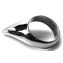 Серебристое эрекционное кольцо Teardrop Cockring (цвет -серебристый) (103024) фото 1