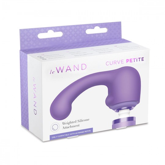 Фиолетовая утяжеленная насадка CURVE для массажера Le Wand (цвет -фиолетовый) (103077) фото 2