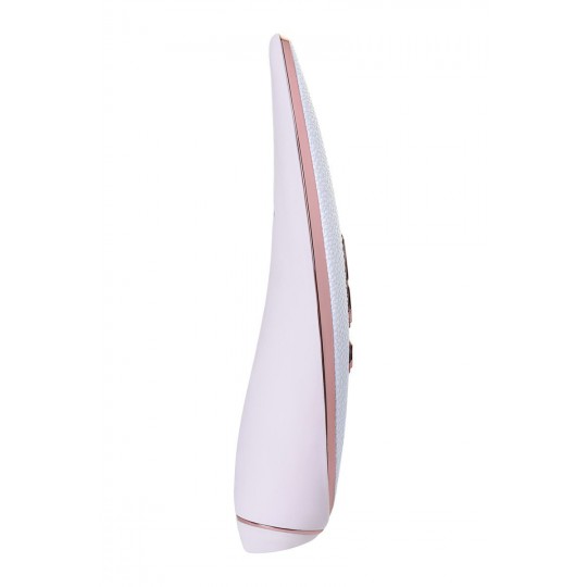 Вакуумно-волновой стимулятор Satisfyer Luxury Pret-a-porter с вибрацией (цвет -белый с розовым) (103119) фото 6