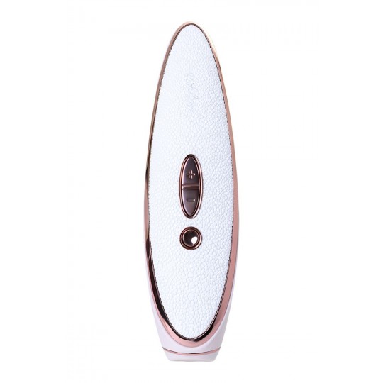 Вакуумно-волновой стимулятор Satisfyer Luxury Pret-a-porter с вибрацией (цвет -белый с розовым) (103119) фото 4