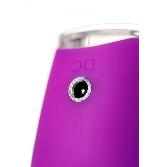 Фиолетовый клиторальный стимулятор с ресничками JOS ALICIA - 15,5 см. (цвет -фиолетовый) (103249) фото 3