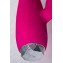 Розовый вибратор с клиторальным стимулятором L EROINA - 17 см. (цвет -розовый) (103722) фото 5