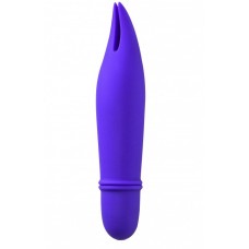 Фиолетовый мини-вибратор Universe Teasing Ears - 12,5 см. (цвет -фиолетовый) (103733)