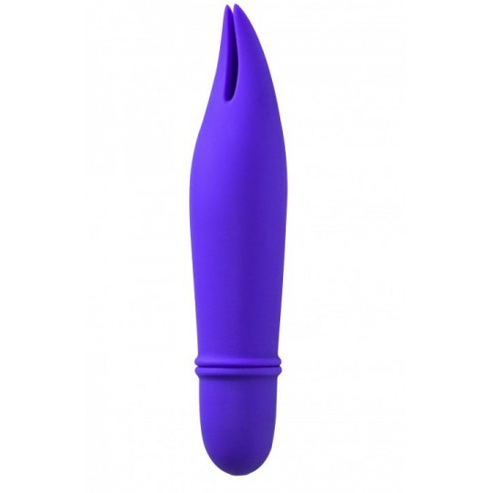 Фиолетовый мини-вибратор Universe Teasing Ears - 12,5 см. (цвет -фиолетовый) (103733) фото 1