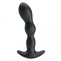 Черный анальный стимулятор простаты с вибрацией Special Anal Massager - 14,5 см. (цвет -черный) (104362)