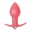 Розовая анальная вибропробка Bulb Anal Plug - 10 см. (цвет -розовый) (104401) фото 1