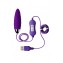 Фиолетовое узенькое виброяйцо с пультом управления A-Toys Cony, работающее от USB (цвет -фиолетовый) (104523) фото 5