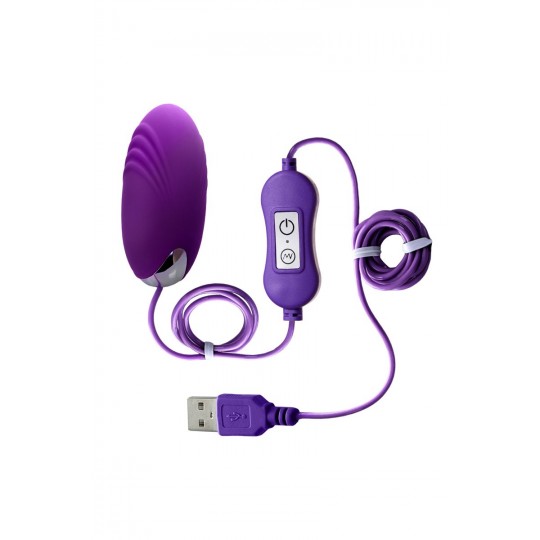 Фиолетовое виброяйцо с пультом управления A-Toys Cony, работающее от USB (цвет -фиолетовый) (104524) фото 5