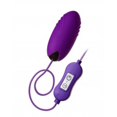 Фиолетовое виброяйцо с пультом управления A-Toys Cony, работающее от USB (цвет -фиолетовый) (104524)