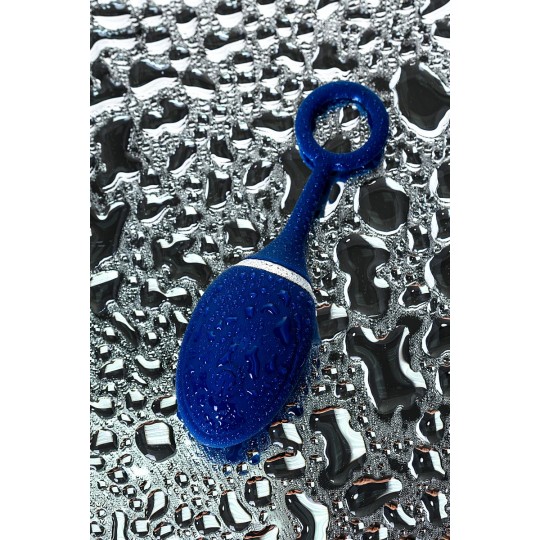 Синяя анальная вибровтулка OPlay Unico с пультом ДУ - 13,5 см. (цвет -синий) (104546) фото 13