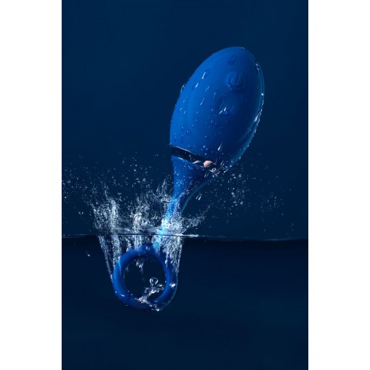Синяя анальная вибровтулка OPlay Prime - 12 см. (цвет -синий) (104547) фото 11