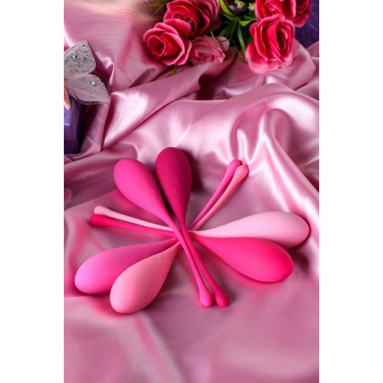 Набор из 6 розовых вагинальных шариков Eromantica K-ROSE (цвет -розовый) (104613) фото 2