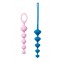 Набор из 2 цветных анальных цепочек Satisfyer Love Beads (цвет -розовый с синим) (104727) фото 8