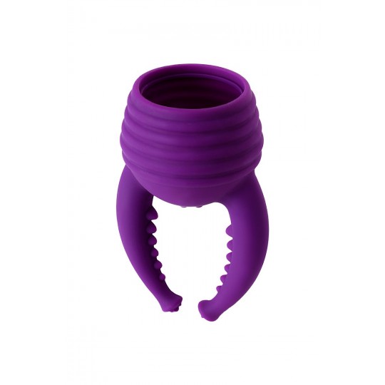 Фиолетовый вибромассажер Eromantica Uma - 20 см. (цвет -фиолетовый) (104729) фото 7