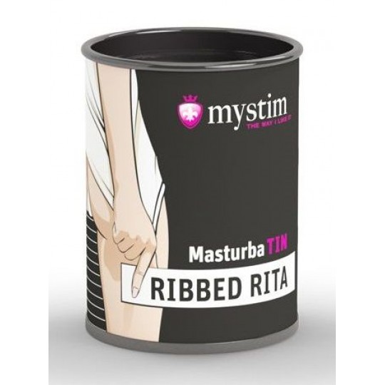 Компактный мастурбатор MasturbaTIN Ribbed Rita (цвет -белый) (104917) фото 2