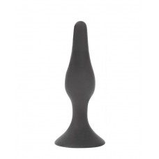 Чёрная анальная пробка Sex Expert - 13 см. (цвет -черный) (105280)