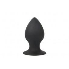Чёрная анальная пробка Sex Expert - 7 см. (цвет -черный) (105281)