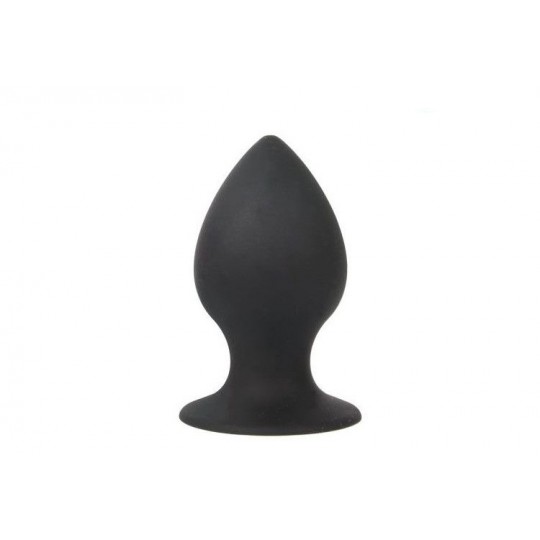 Чёрная анальная пробка Sex Expert - 7 см. (цвет -черный) (105281) фото 1