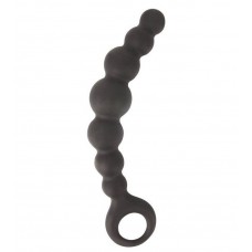 Чёрная анальная цепочка Sex Expert - 15 см. (цвет -черный) (105322)