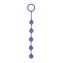 Фиолетовая анальная цепочка с кольцом-ограничителем - 23 см. (цвет -фиолетовый) (105374) фото 1