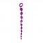 Фиолетовая фигурная анальная цепочка Cosmo - 32 см. (цвет -фиолетовый) (105376) фото 1