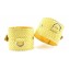 Кожаные наручники  Желтый питон  (цвет -желтый) (105382) фото 1