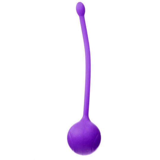 Фиолетовый металлический шарик с хвостиком в силиконовой оболочке (цвет -фиолетовый) (105886) фото 1
