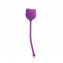 Фиолетовый вагинальный шарик с ушками Cosmo (цвет -фиолетовый) (105891) фото 1