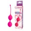 Розовые двойные вагинальные шарики с хвостиком Cosmo (цвет -розовый) (105903) фото 2