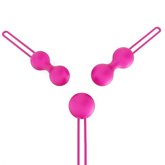 Набор из трех розовых вагинальных шариков Erokay (цвет -розовый) (105912) фото 1