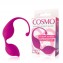 Ярко-розовые фигурные вагинальные шарики Cosmo (цвет -ярко-розовый) (105916) фото 2