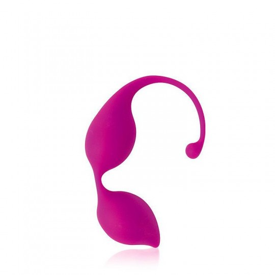 Ярко-розовые фигурные вагинальные шарики Cosmo (цвет -ярко-розовый) (105916) фото 1